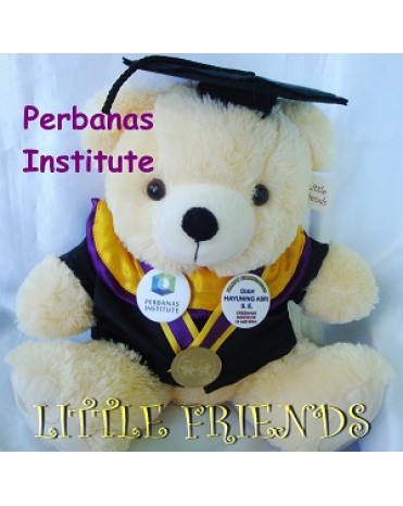 Boneka Wisuda Perbanas Institute (30 cm)